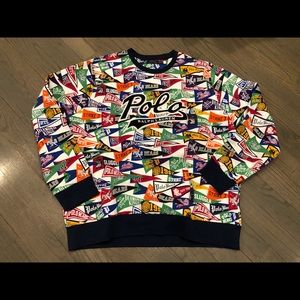 Polo Ralph Lauren script baseball bears sweatshirt